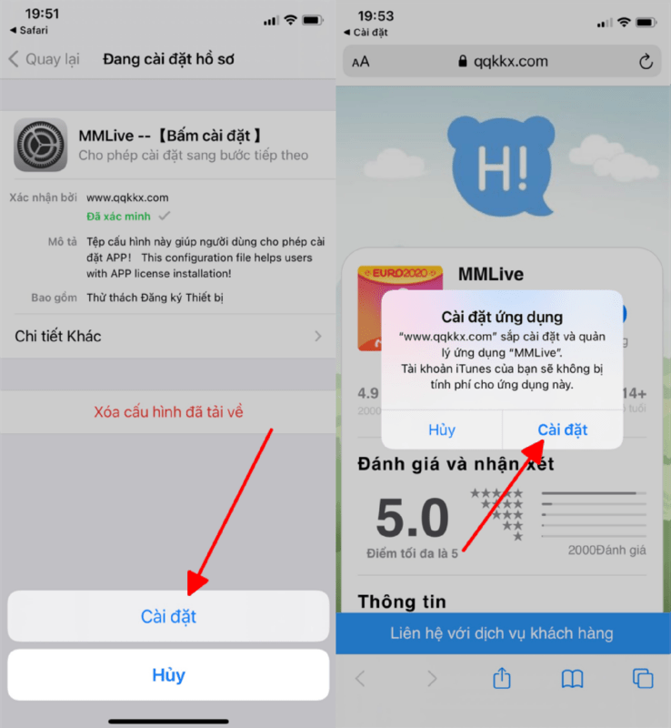 MMlive iOS bị lỗi không cài được? Cách giải quyết nhanh chóng 4 mmlive.ios