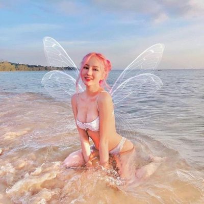 Thiên Thy – Vẻ Đẹp Như Tranh Và Phong Cách Bikini Tinh Tế Trên MMlive 3 Tiên nữ bikini bên bờ biển
