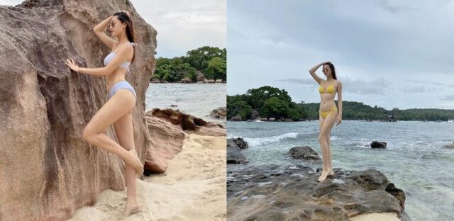 MMlive - Hoa hậu Lương Thùy Linh nóng bỏng 2 MMlive - hoa hậu Lương Thùy Linh trong các trang phục Bikini