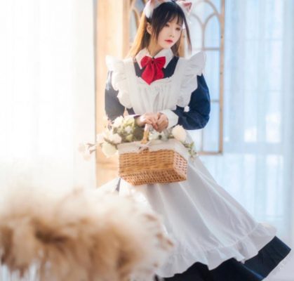 MMlive - Cherry Meow trong trang phục cosplay cô hầu gái 9 Cherry ngây thơ tạo dáng trong trang phục