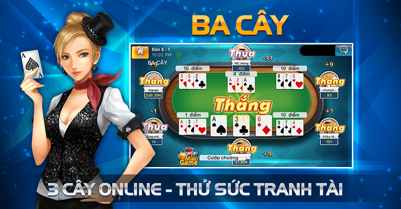 Tìm hiểu bài 3 cây MMlive và Hướng dẫn cách chơi game bài 3 cây cơ bản 2 3 Cây MMlive