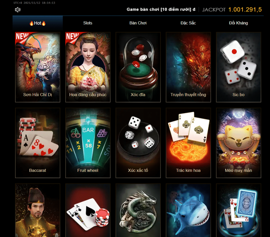 Slot game Sơn Hải Chí Dị MMLive