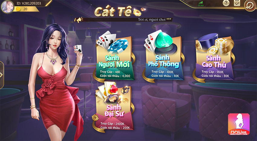 Bài Cát Tê MMLive là gì? Cách đánh bài Cát Tê chi tiết nhất 2 Game bài Cát tê