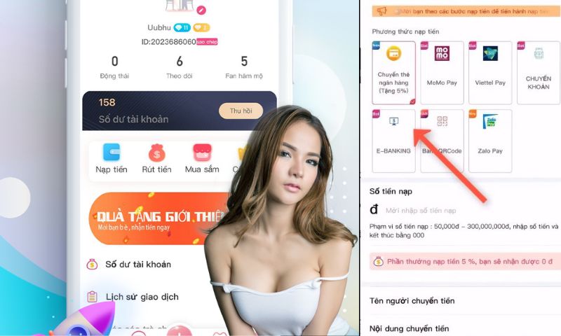 Hướng dẫn cách nạp tiền MMlive 2023 cho các tay chơi "gà mờ" 4 phương thức thanh toán