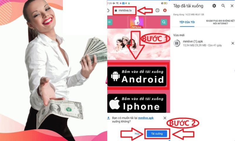 Chia sẻ cách rút tiền MMlive App nhanh gọn chỉ trong 2 phút 3 Hướng dẫn đăng ký