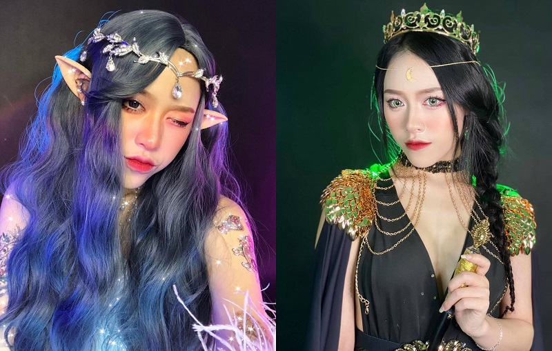Mmlive: Tiktoker Trà Đặng - Hot girl biến hình "ngầu lòi" 2 gái xinh hút hồn