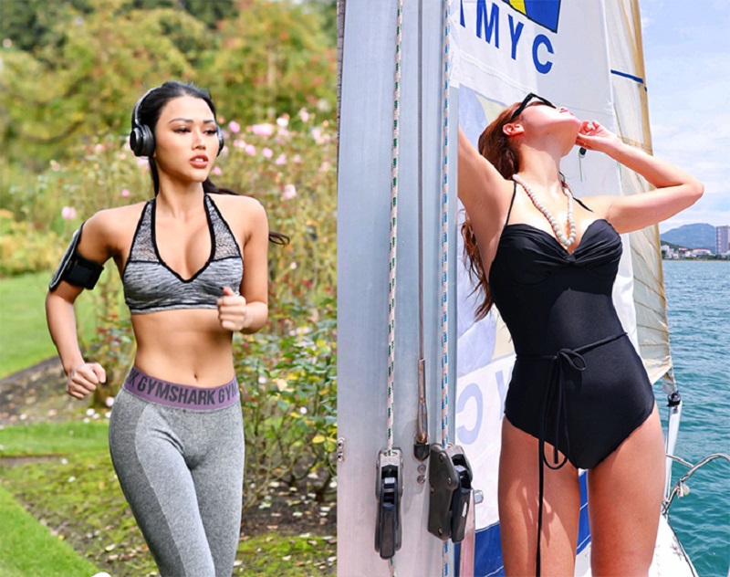 Các hot girl thể thao nổi rần rần với 3 vòng cực chuẩn cùng diện mạo bốc lửa 3 Mỹ Linh tập Gym