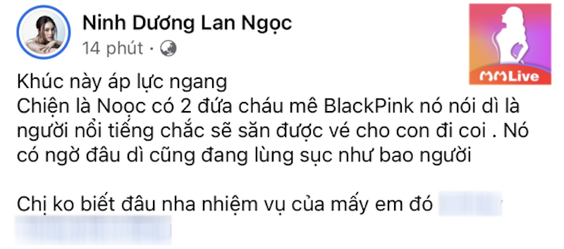 Blackpink xác nhận đến Việt Nam làm concert khiến sao Việt phát sướng 4 Ninh Dương Lan Ngọc