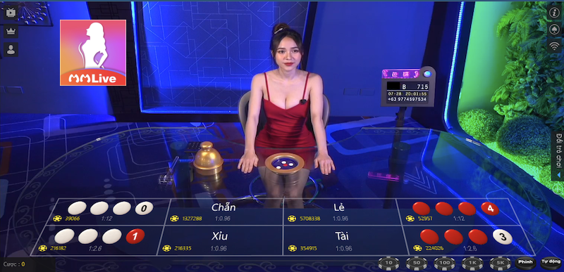 Xóc đĩa live tại MMlive - Chơi game giải trí bất tận cùng gái xinh qua livestream 4 Xóc đĩa live