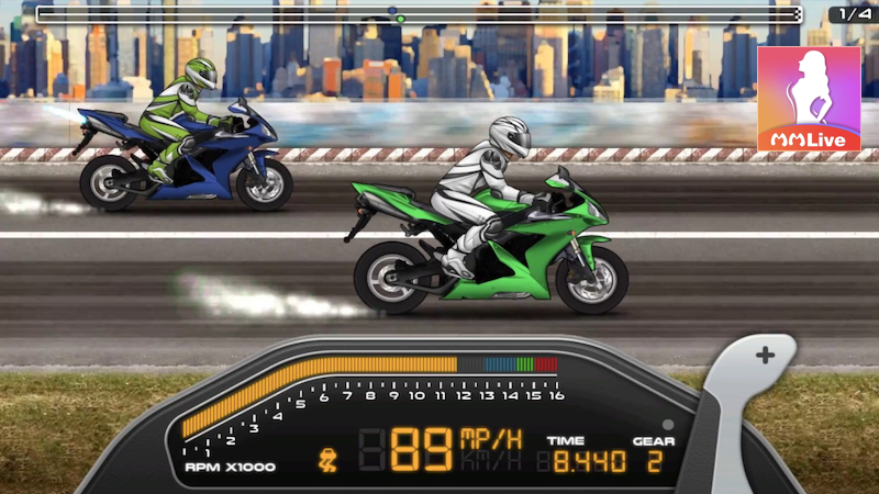Game Drag Racing đặc biệt dành riêng cho dân chuyên đam mê tốc độ 4 Drag Racing linh hoạt