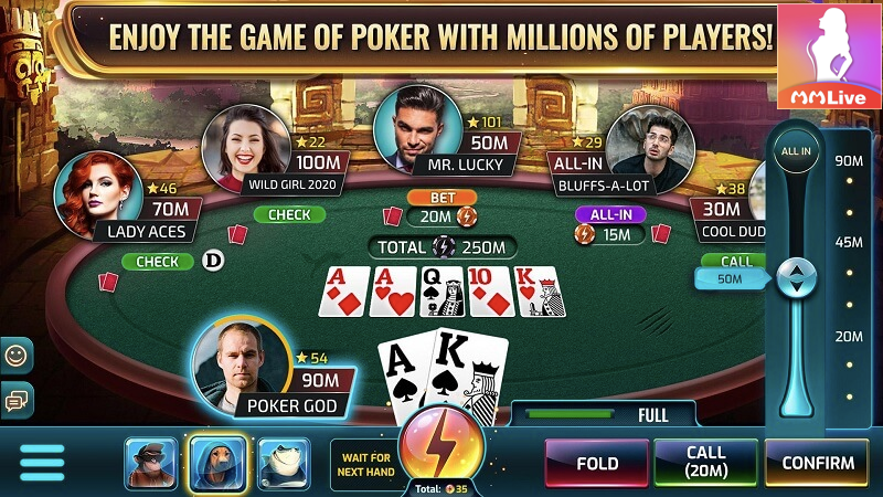 Game Poker Pro - Sòng bạc đẳng cấp thu nhỏ trên chiếc mobile 2 Poker Pro