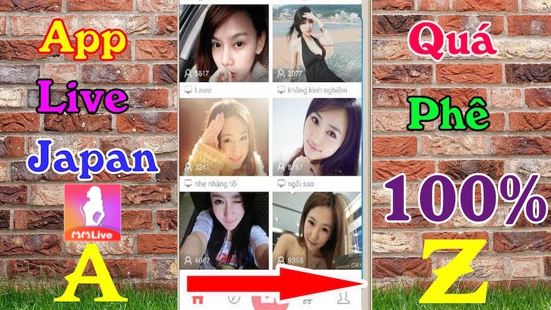 Top app live nhật bản nhiều gái xinh mlem và ngọt nước nhất 4 MMlive