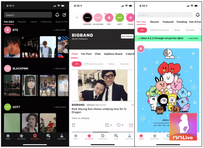 Giới thiệu app trò chuyện cùng idol - kết bạn cùng thần tượng cực đã 3 Đam mê Kpop