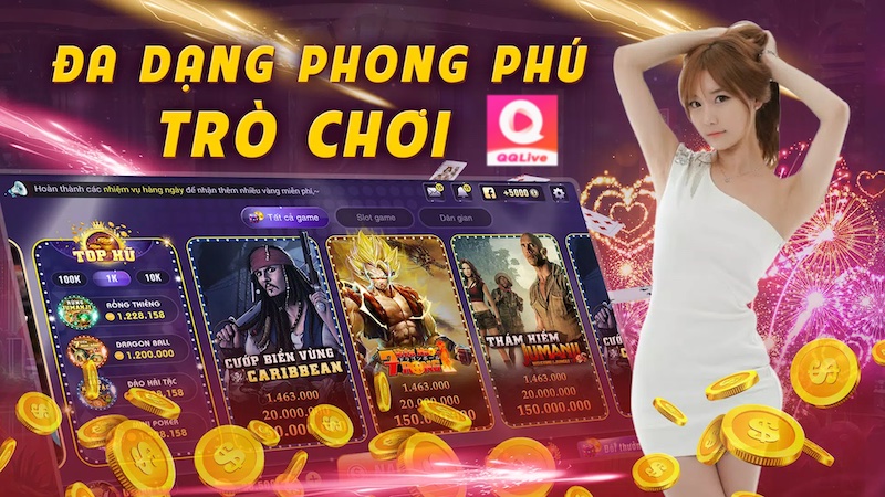 Game đổi thưởng QQlive xanh chín và tỷ lệ thưởng cao nhất thị trường 3 Cổng game đổi thưởng QQlive