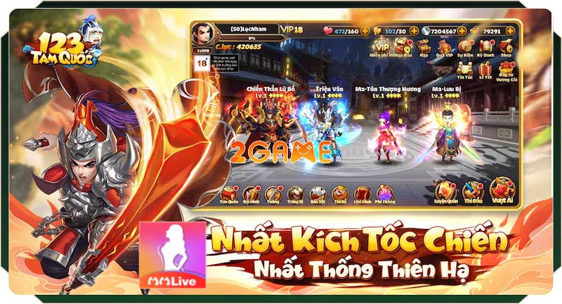 Chinh phục 123 Tam Quốc - Hành trình trở thành Đại Tướng Online 4 mẹo chơi 123 Tam Quốc