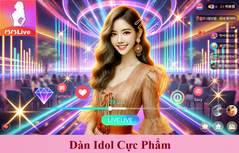 MMLive PC Livestream Đỉnh Cao Cùng Dàn Idol Top #1 Thị Trường 4 dàn idol cực phẩm