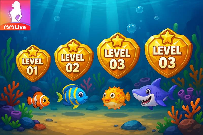 Bắn Cá Kim Cương MMlive: Tuyệt chiêu ăn đậm không phải ai cũng biết! 3 các level trong game