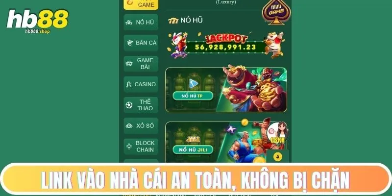 Hướng Dẫn Đăng Nhập HB88 | Link Đăng Nhập Cập Nhật 2025 4 Link vào nền tảng an toàn, không bị chặn