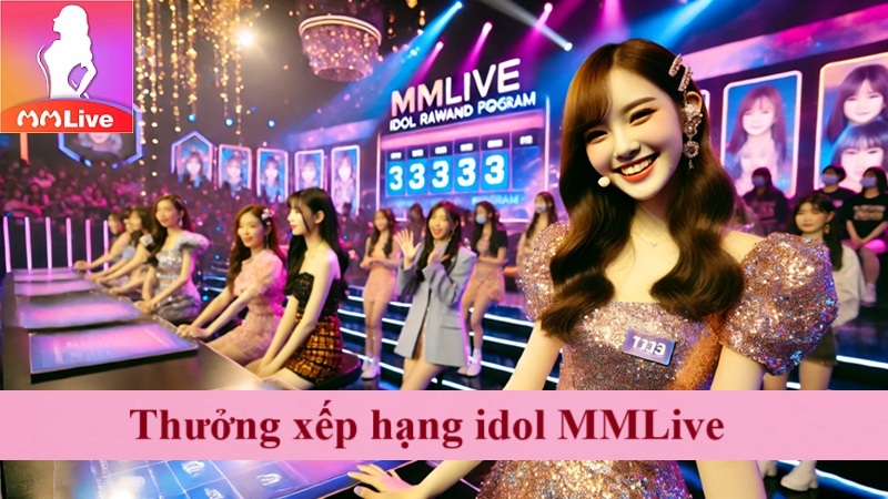 Thưởng xếp hạng idol MMLive - Khuấy động không khí sục sôi hấp dẫn 3 thưởng xếp hạng idol MMLive