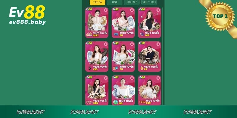Casino Ev88 - Trải Nghiệm Cược Đẳng Cấp Và Tuyệt Vời Nhất 2 Vài nét tổng quát về casino EV88