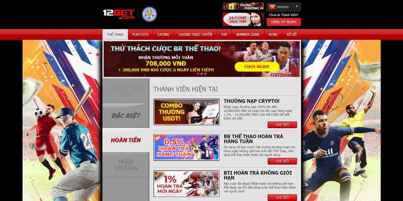 Khuyến mãi 12bet