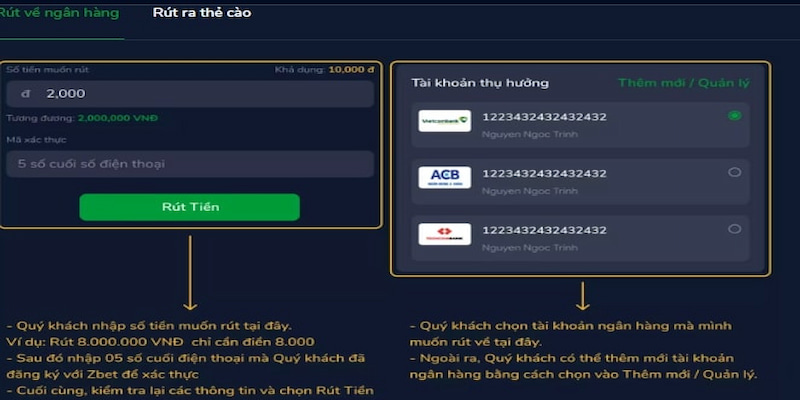 Cách Rút Tiền Hitclub Không Bị Lỗi Và Nhanh Về Tài Khoản 2 Các phương thức rút tiền Hitclub phổ biến nhất hiện nay